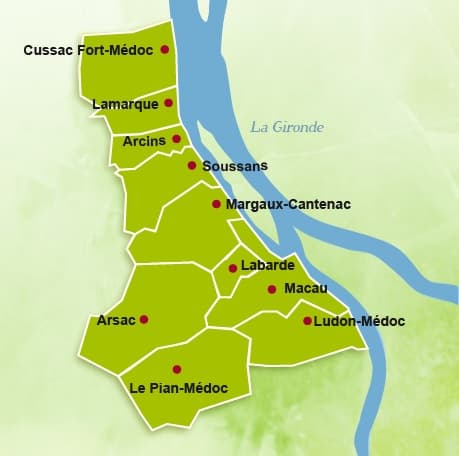 Carte de la communauté de communes